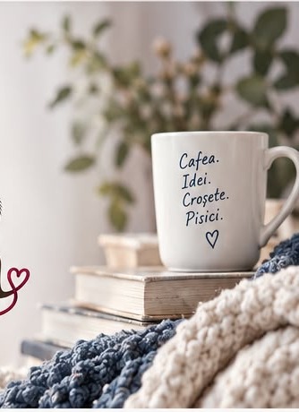 Colț cozy cu fire și cafea
